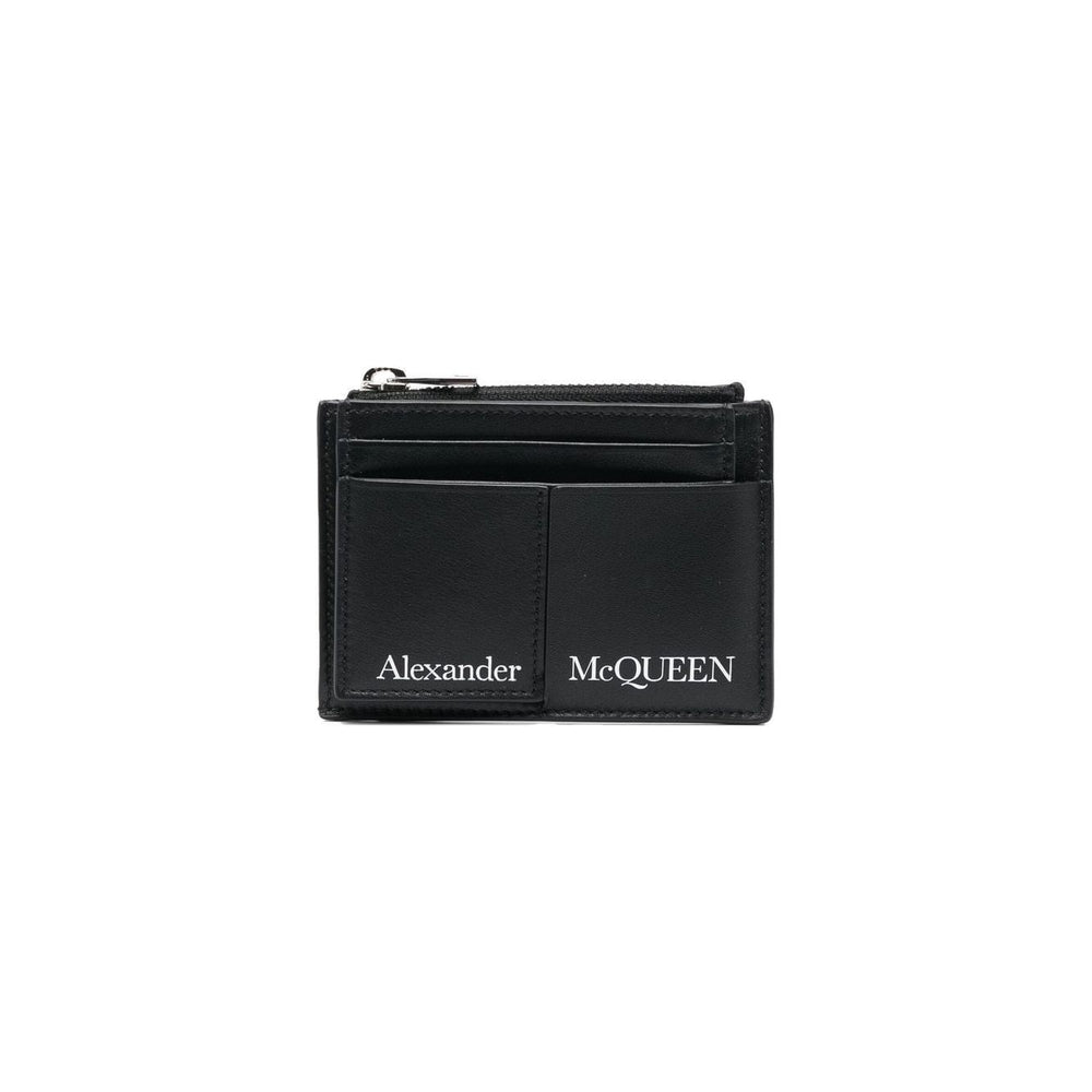 Alexander McQueen logo print cardholder 7265671AAJO1000