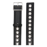 Alexander McQueen eyelet-detail leather belt 7334081BRCC1000