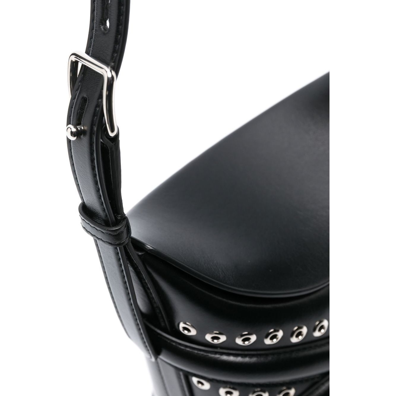 Alexander McQueen The Curve Studded Crossbody Bag 6564671BLEI1000
