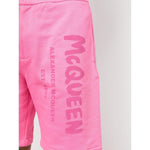 Alexander McQueen Graffiti-print Track Shorts 688717QUZ810917