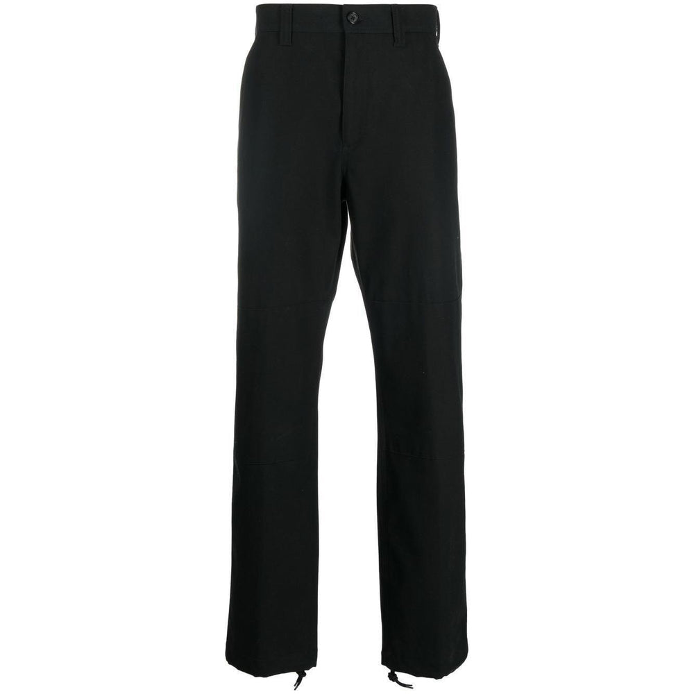 Alexander McQueen drawstring-hem Cotton Trousers 724285QUS031000