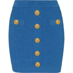 Balmain Skirts Blue AF0LB290KB076KF