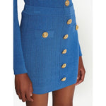 Balmain Skirts Blue AF0LB290KB076KF