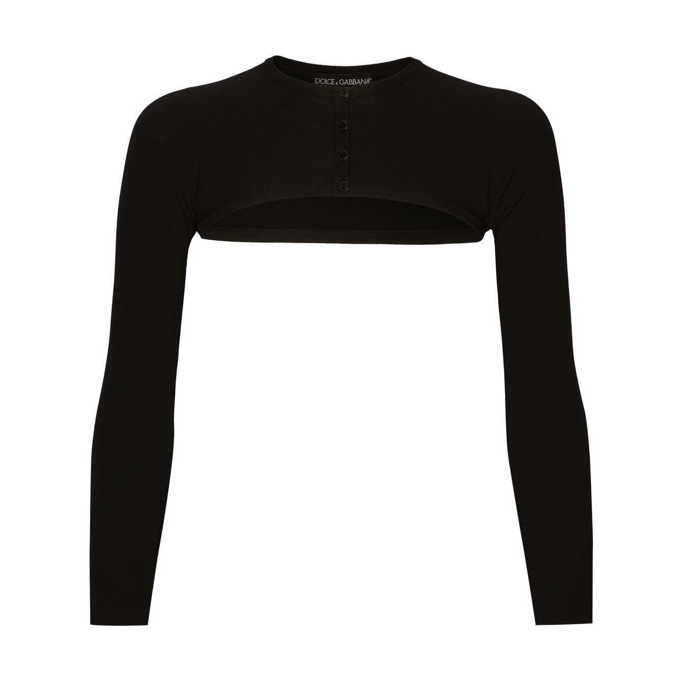Dolce & Gabbana cropped button-fastening cardigan FXK60TJFMB6N0000