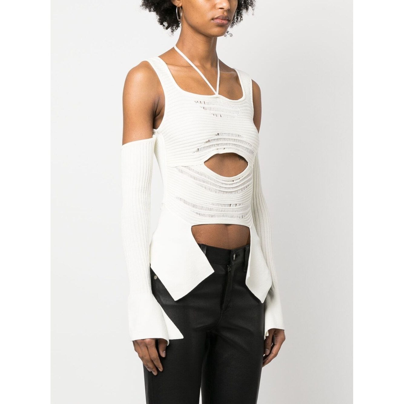ANDREĀDAMO Andrea Adamo Top White TO139474730474