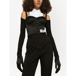 Dolce & Gabbana layered-shirt corset top F777NTGDBQ0S9000