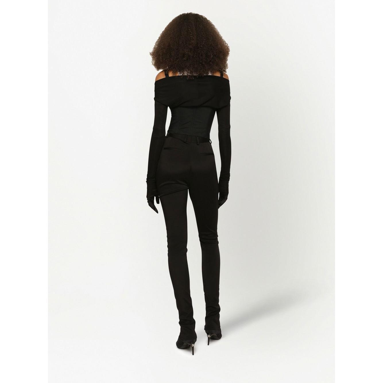 Dolce & Gabbana layered-shirt corset top F777NTGDBQ0S9000