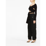 Dolce & Gabbana cut-out Wrap Top F26T8TFUGPON0000