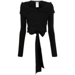 Dolce & Gabbana cut-out Wrap Top F26T8TFUGPON0000