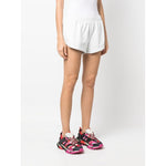 Balenciaga flared elasticated-waist shorts 744725TNVI69012