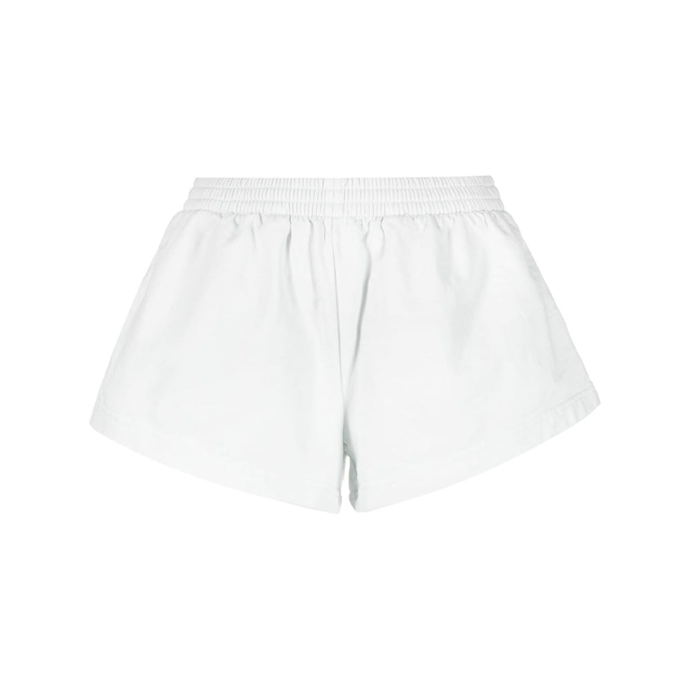 Balenciaga flared elasticated-waist shorts 744725TNVI69012