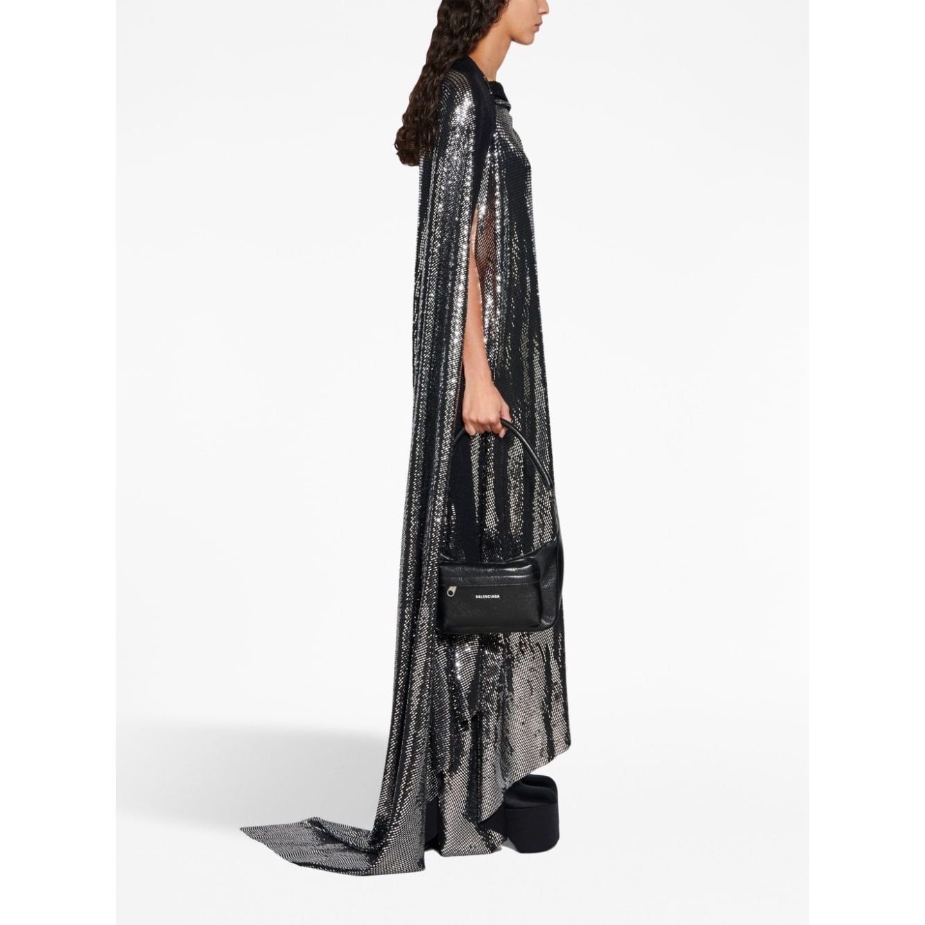 Balenciaga Metallic Effect Midi Dress 746183TOV071073