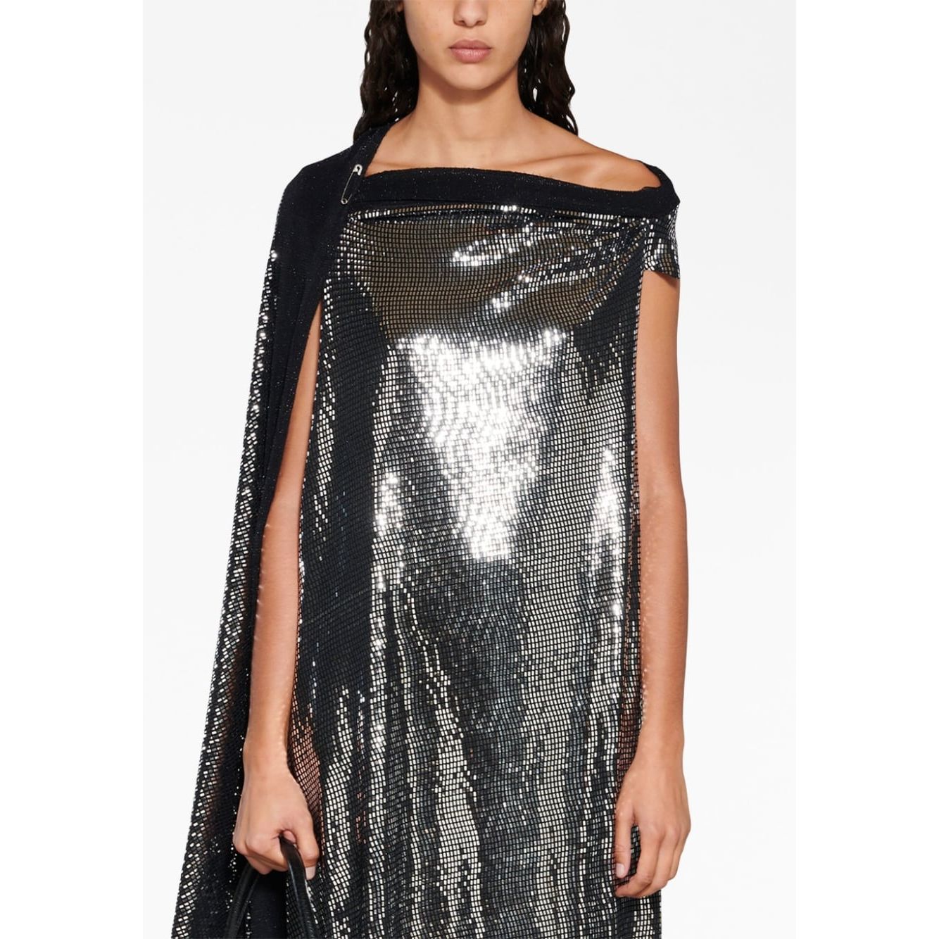 Balenciaga Metallic Effect Midi Dress 746183TOV071073