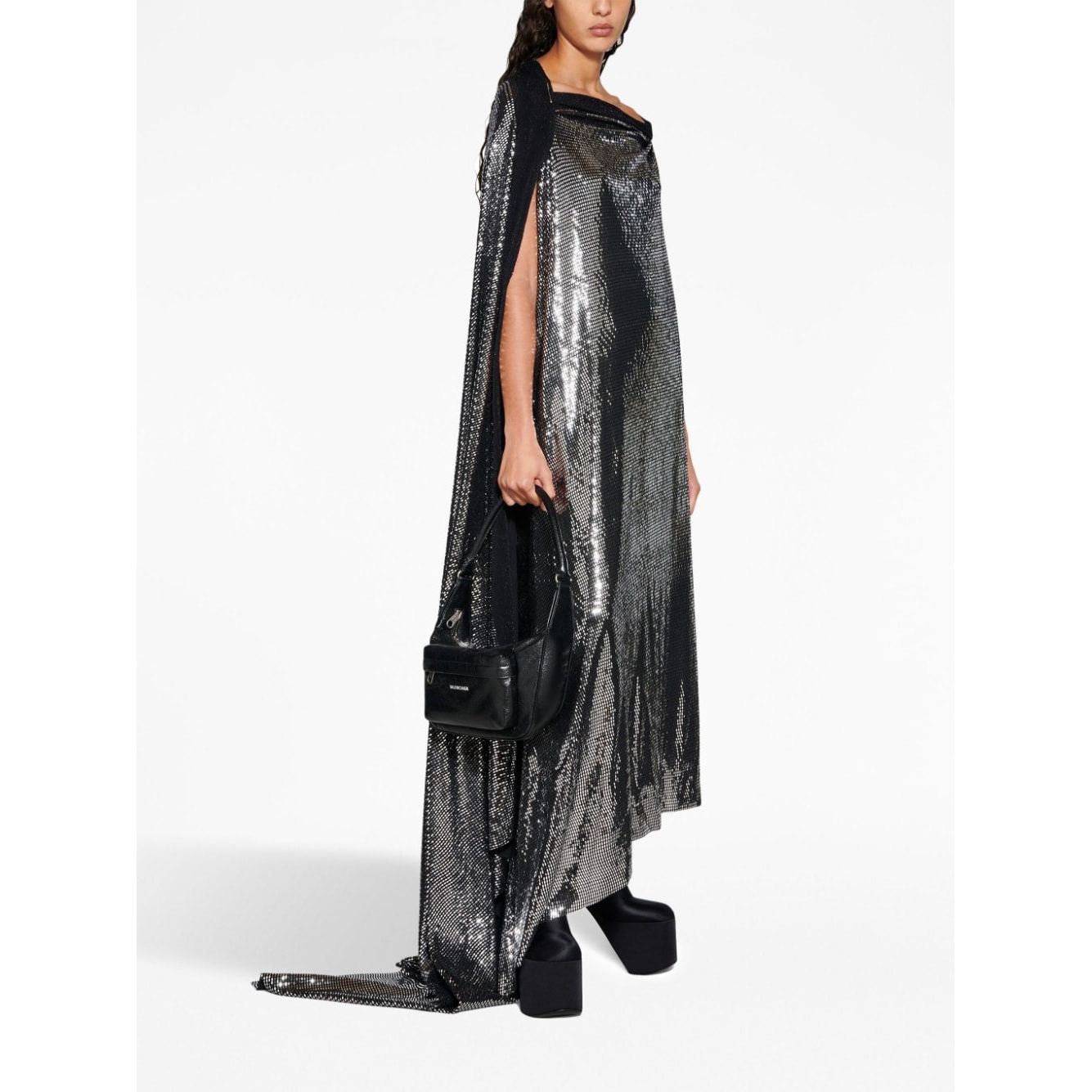 Balenciaga Metallic Effect Midi Dress 746183TOV071073