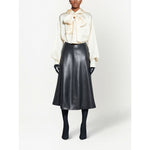 Balenciaga leather midi skirt 730777TNS171000