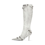 Balenciaga cagole leather boots 694395WAD4H9001