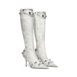 Balenciaga cagole leather boots 694395WAD4H9001