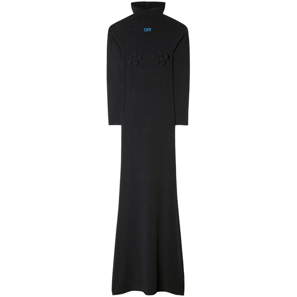 Off White High-neck long dress OWHI090S23KNI0011045