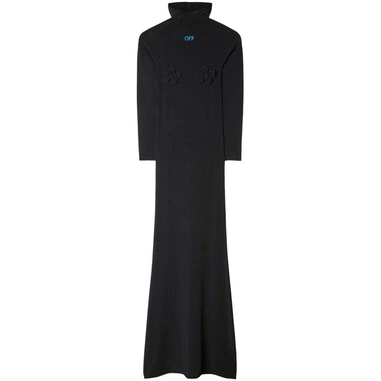 Off White High-neck long dress OWHI090S23KNI0011045