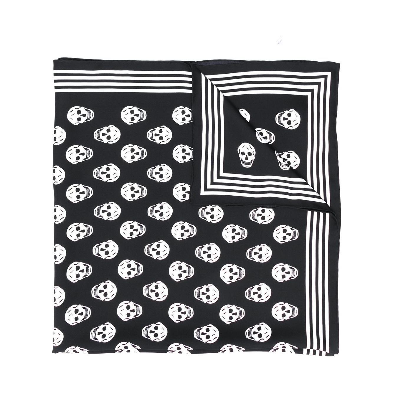 Alexander McQueen Skull silk scarf 5909293001Q1078-AI23