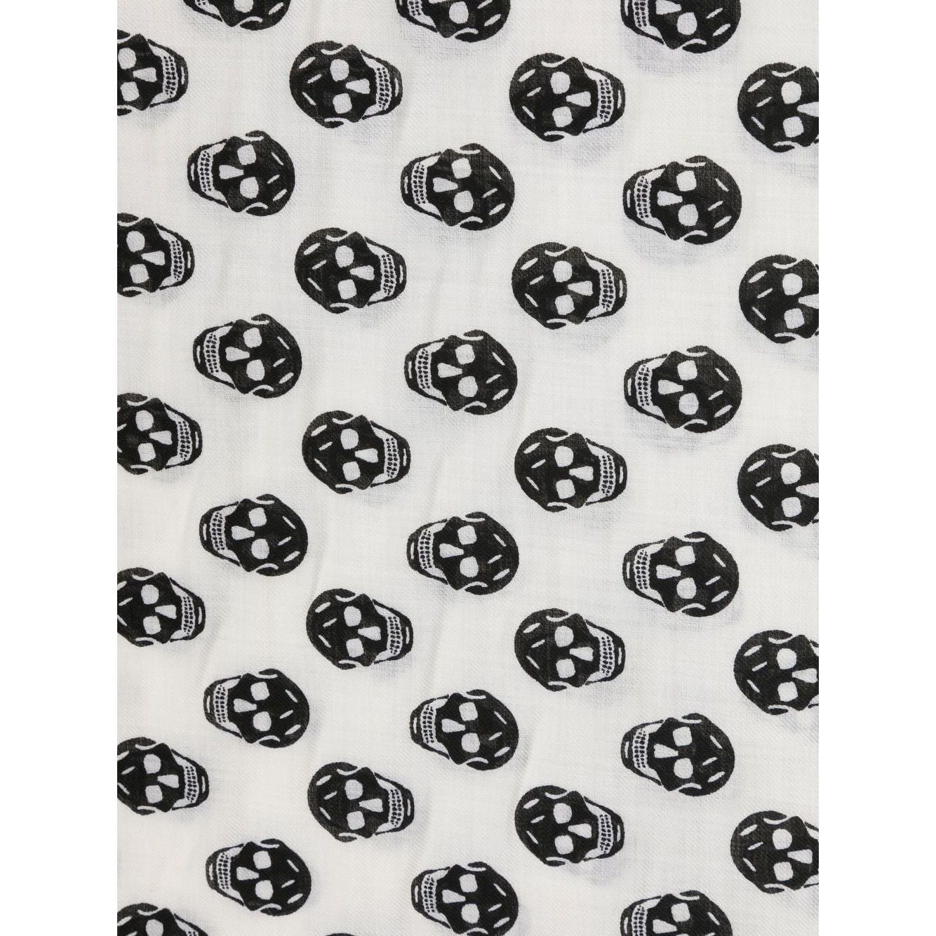Alexander McQueen Skull wool scarf 590934D3222Q9260