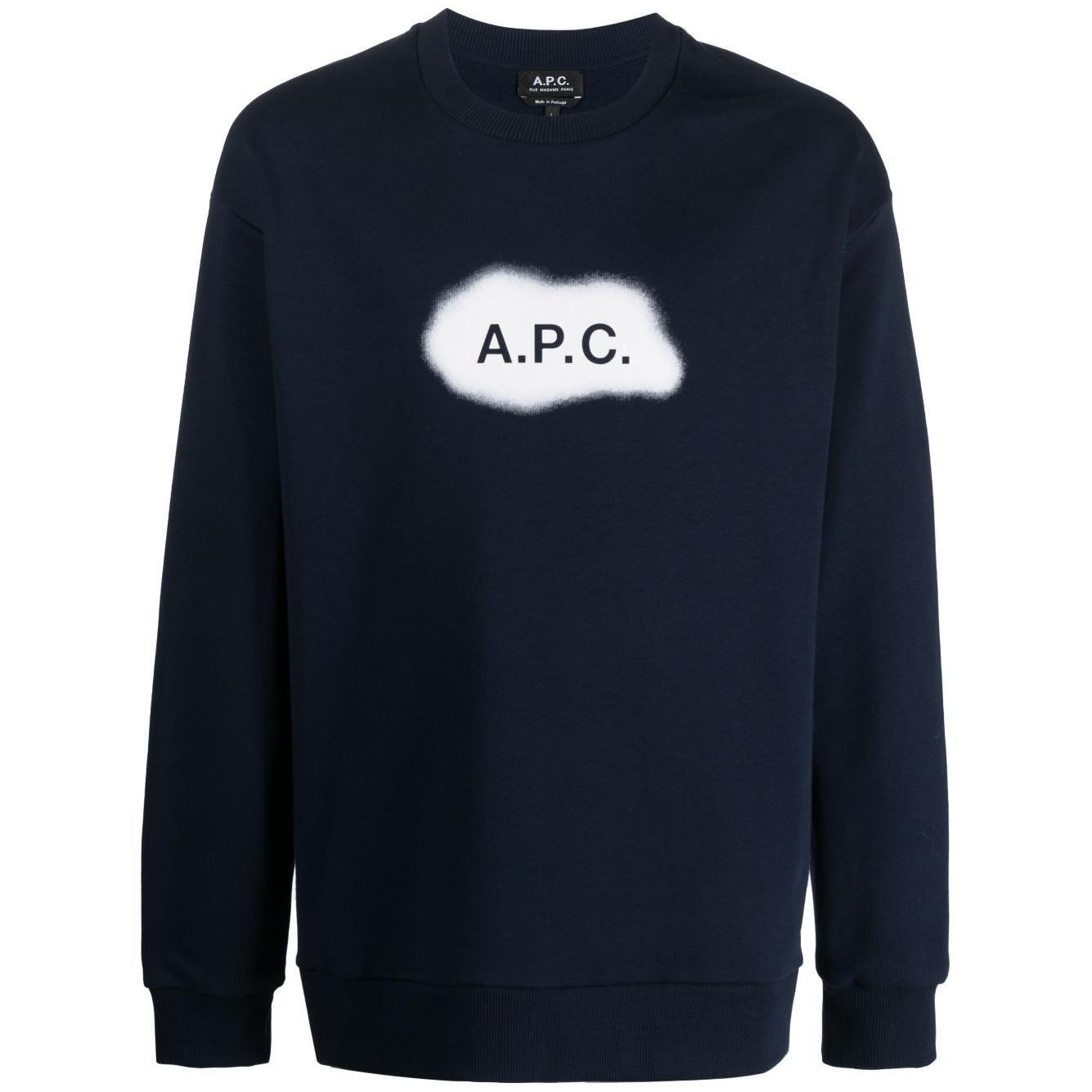 A.P.C. Sweaters Blue COEIPH27825IAK