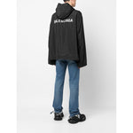 Balenciaga logo-print Hooded Windbreaker 725275TYD361000
