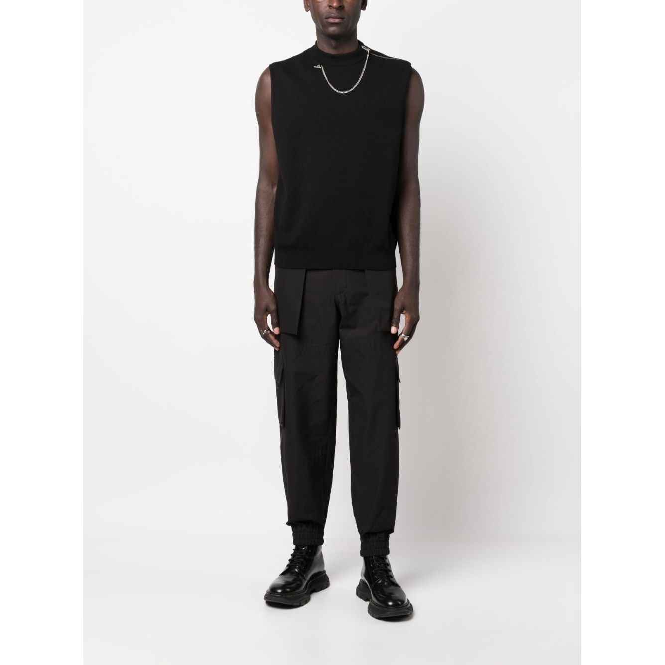 Alexander McQueen Cotton Cargo Trousers 746127QVS771000