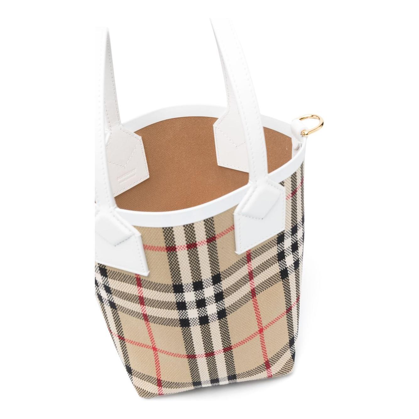 Burberry check motif mini bucket bag 8072348A1464