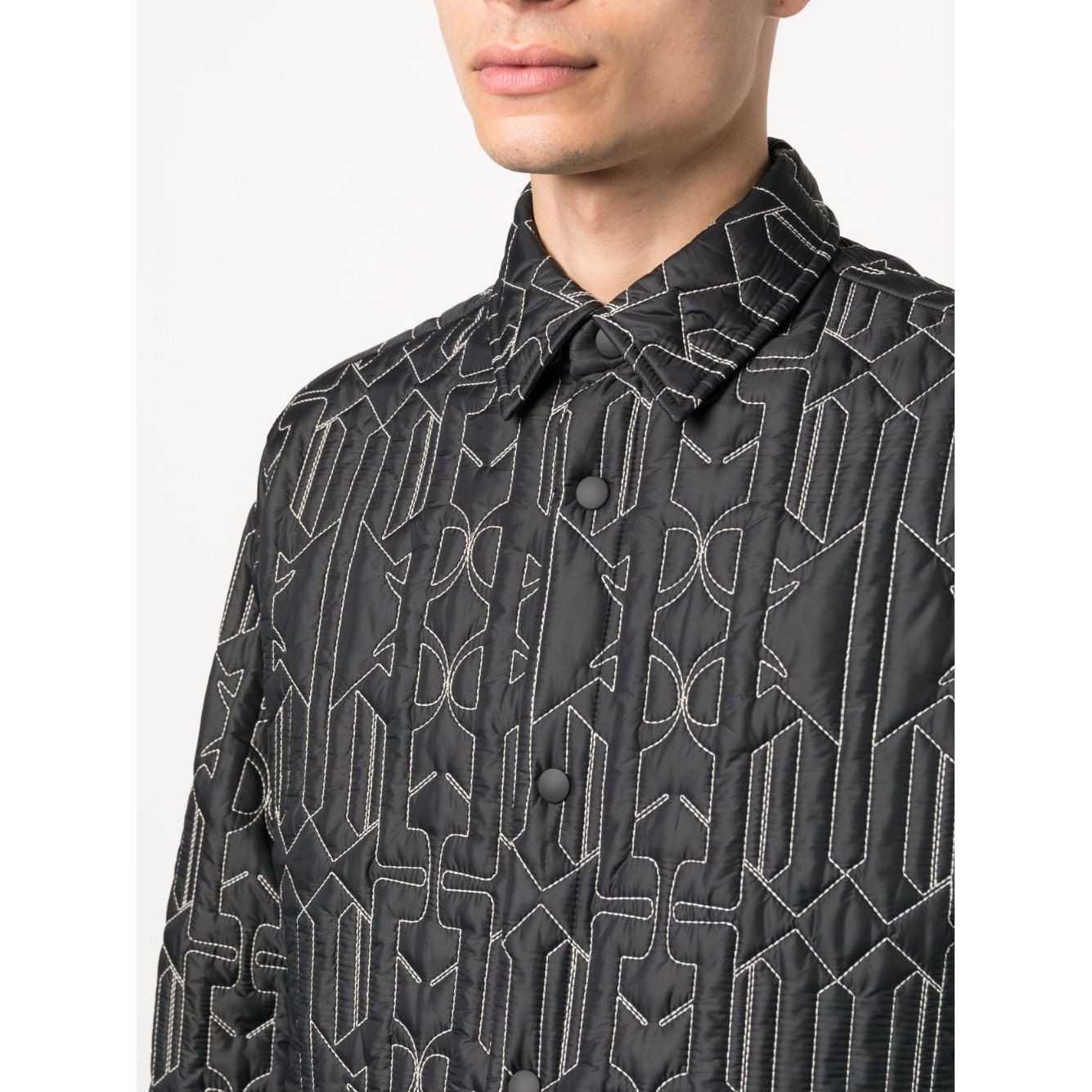 Palm Angels Shirts Grey PMEA251E23FAB0011103