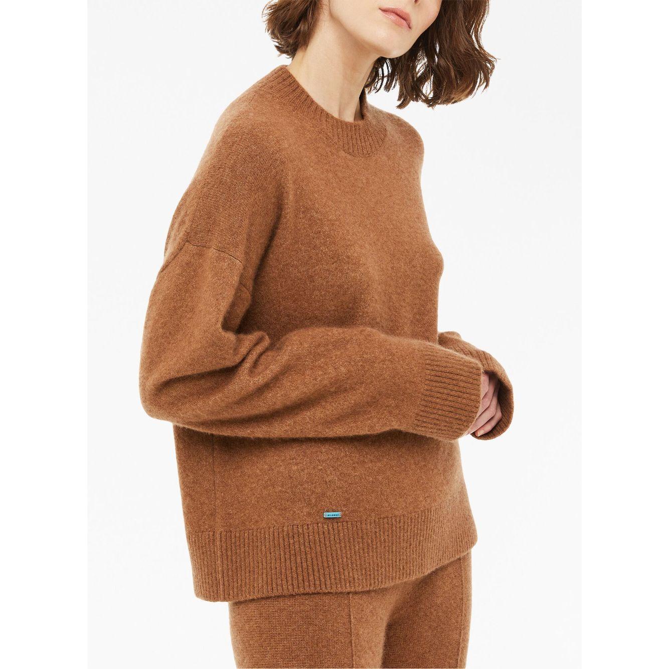 Alanui Sweaters Brown LWHE067F23KNI0016200