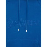 Saint Laurent logo-embroidered cotton hoodie 732313Y37CG4000