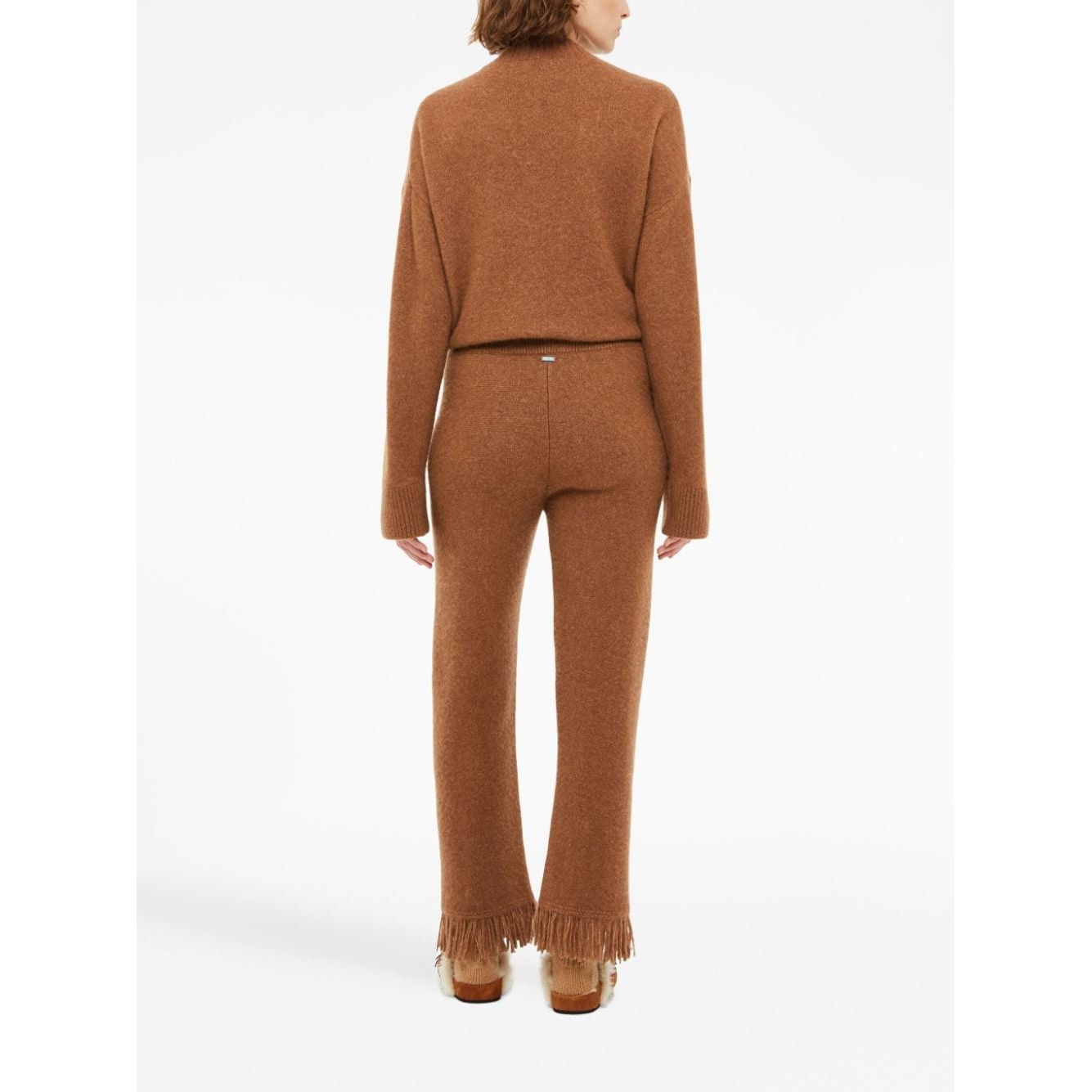 Alanui Trousers Camel LWHG001F23KNI0026200