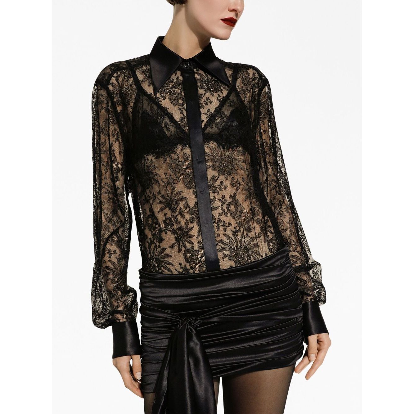 Dolce & Gabbana Semi-transparent shirt Shirts