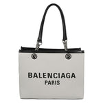 Balenciaga logo print canvas tote bag 7599732AAOK9260-AI23