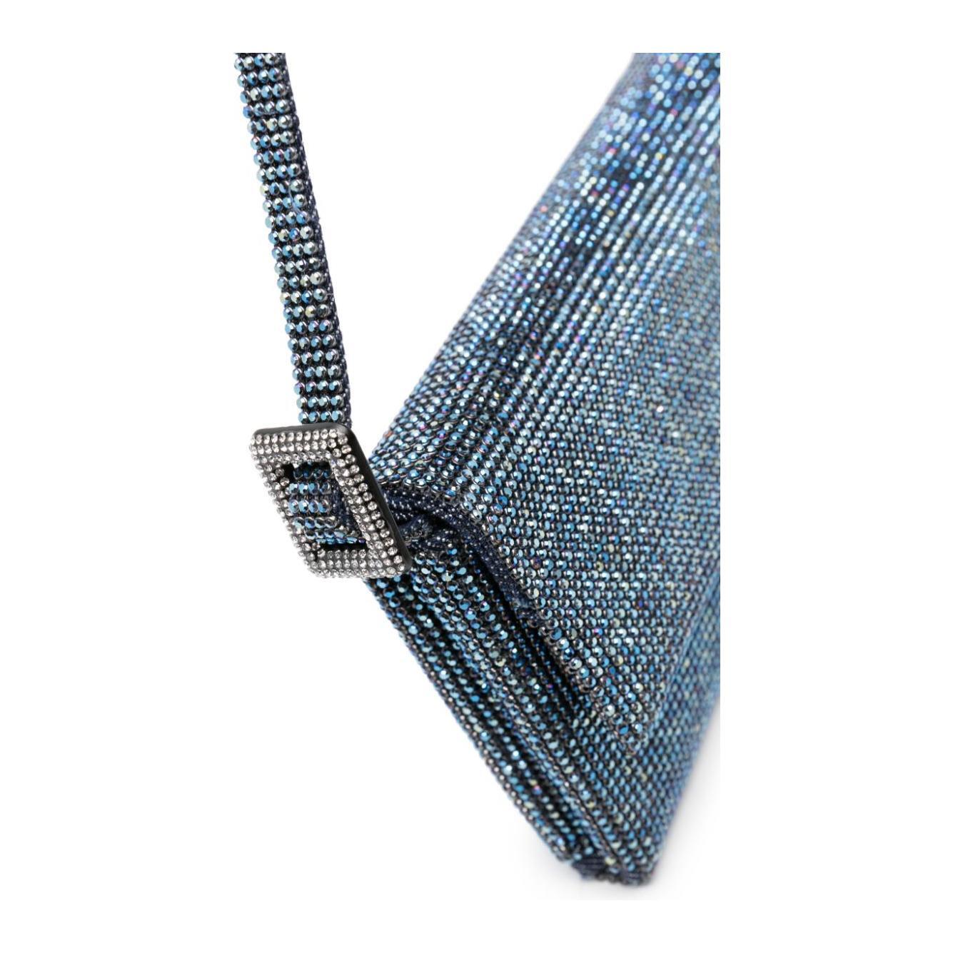 Benedetta Bruzziches Vitty La Mignon rhinestone-embellished denim bag 14024VITTISSIMADENIM