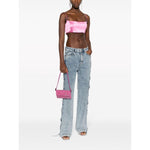 Benedetta Bruzziches Vittissima crystal-embellished shoulder bag 14021VITTISSIMAFUCHSIA