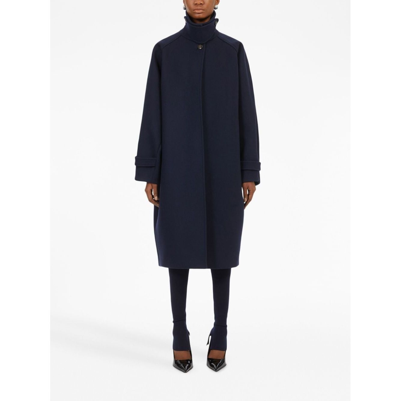 Ferragamo Coats Blue 13C644766812003