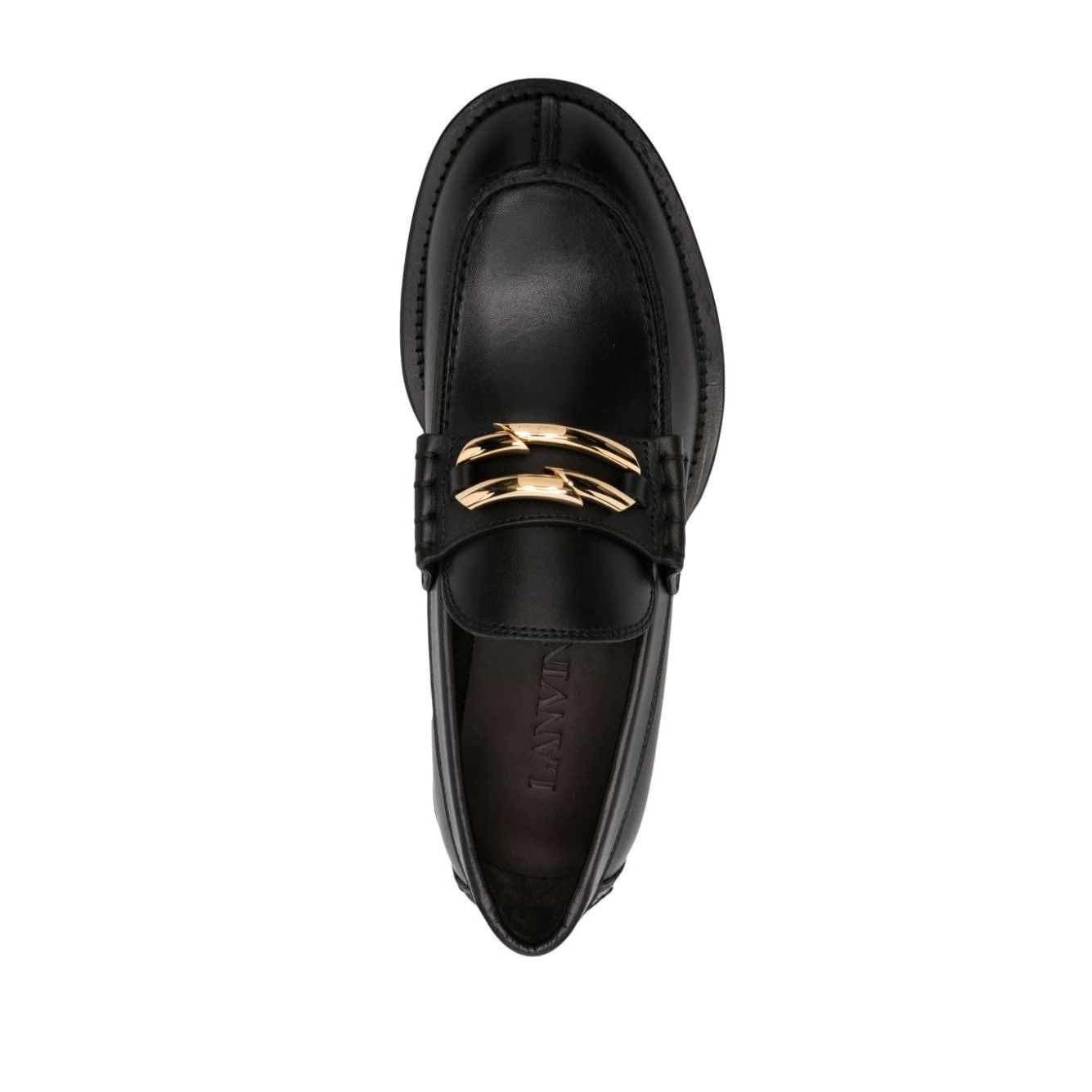 Lanvin Flat shoes Black Moccasins