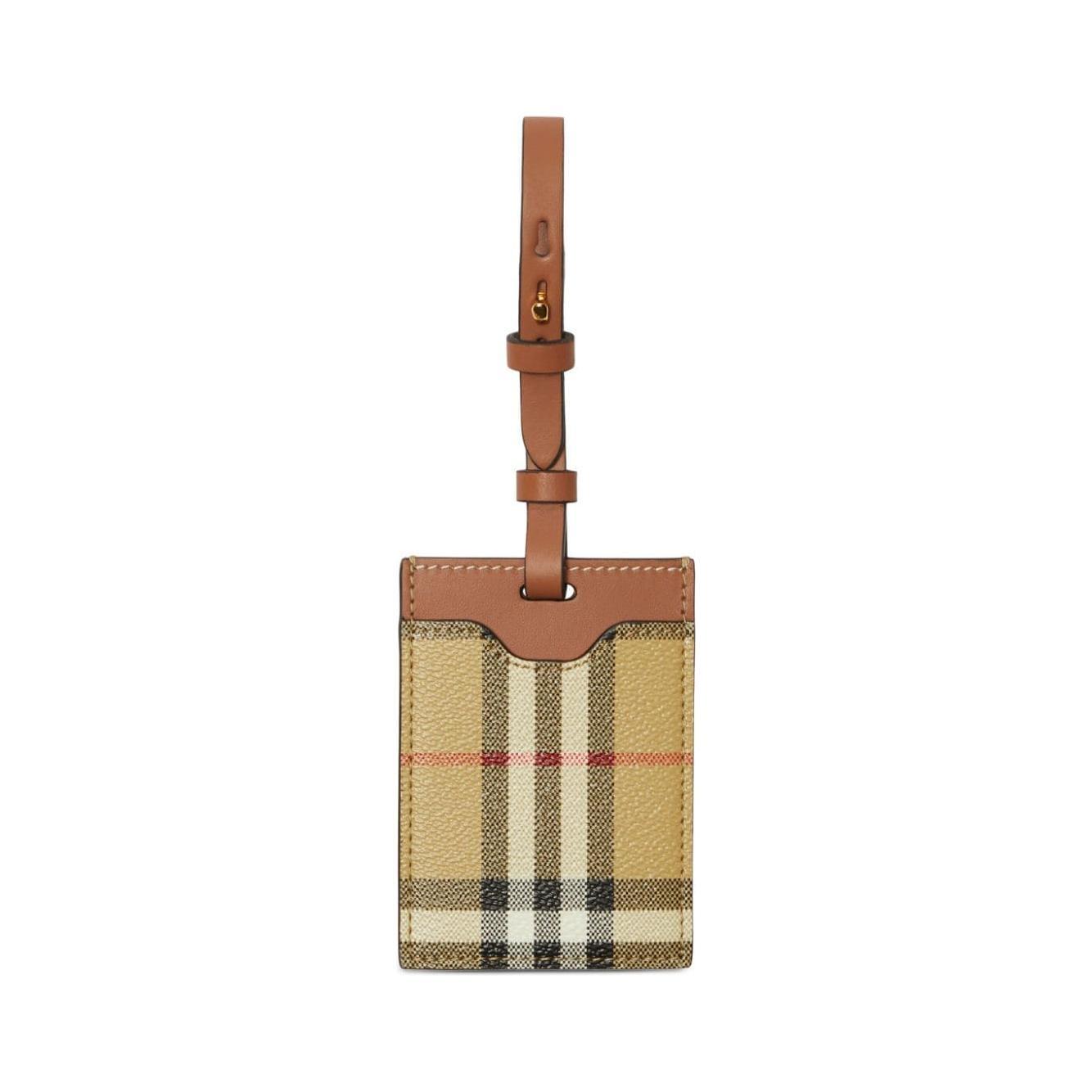 Burberry checkered luggage tag 8073976A7026