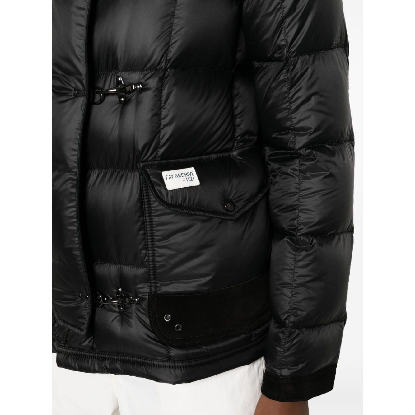 Fay Coats Black MAW32473380GOSB999