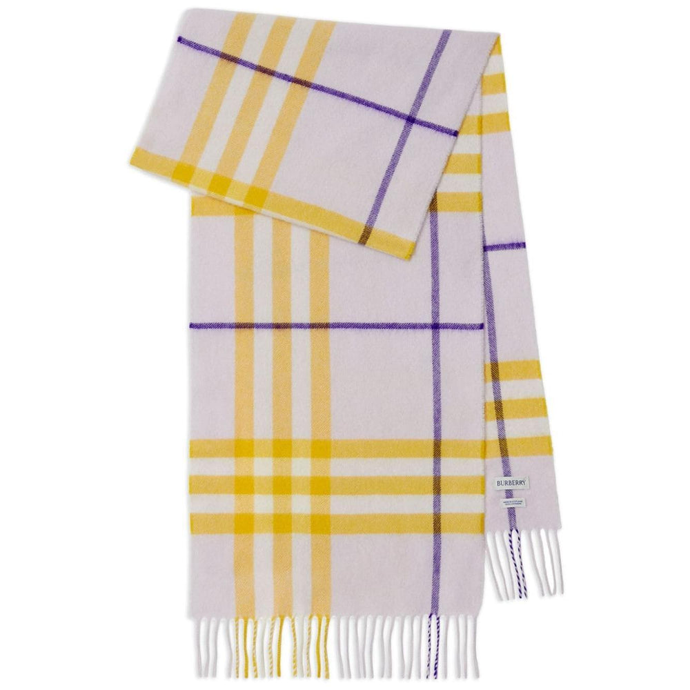 Burberry checked fringed-edge cashmere scarf 8079556B7312