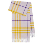 Burberry checked fringed-edge cashmere scarf 8079556B7312