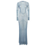 SANTA BRAND Dresses Clear Blue MAXIFLAREDDRESSLIGHTBLUE