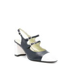 CAREL PARIS With Heel Blue PAPAYA2412BLEU/BLANC