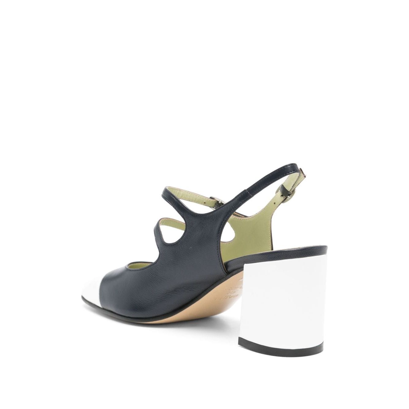 CAREL PARIS With Heel Blue PAPAYA2412BLEU/BLANC