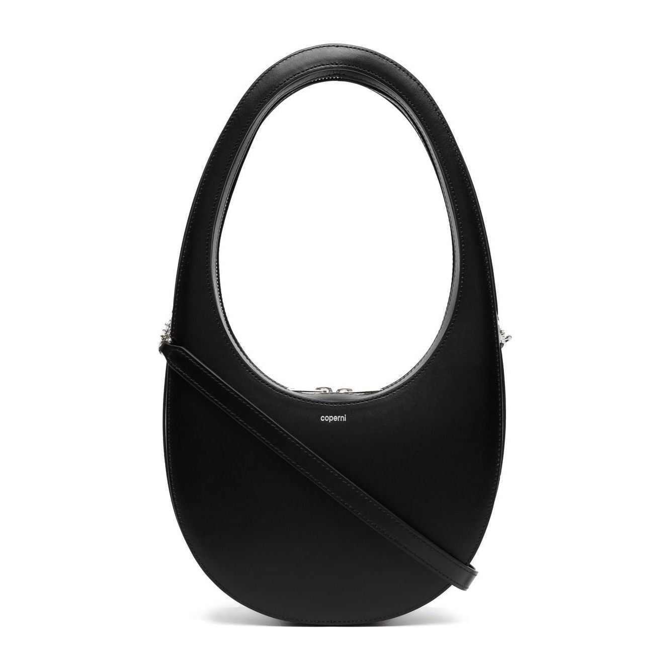 Coperni Swipe leather tote bag BA38405BLACK-P24