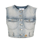 COURREGES PRE Sweaters Clear Blue 124DBL153DE00167011
