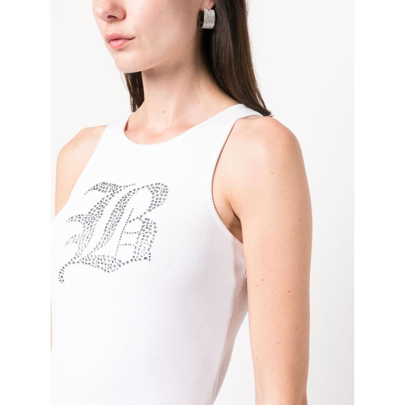 Blumarine Top White 2T049AN0100