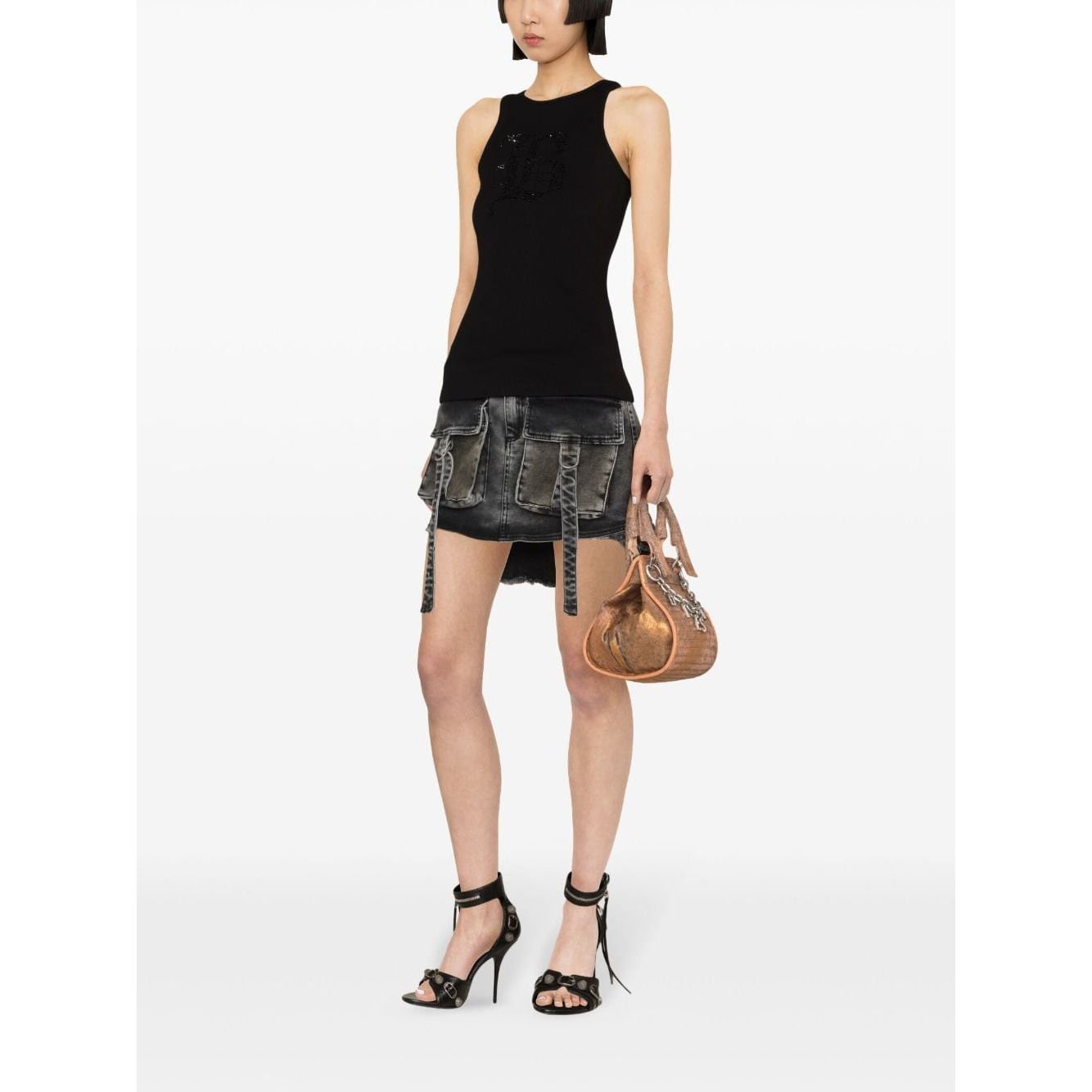 Blumarine Top Black 2T049AN0990